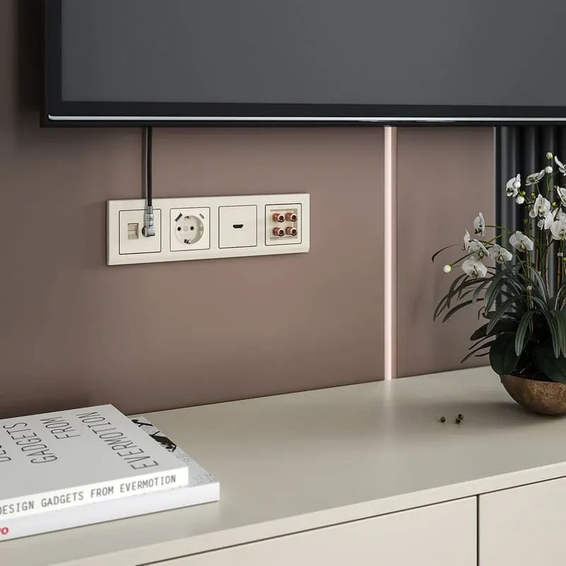 Рамка на 4 поста Stark (слоновая кость) Werkel - Фото 2