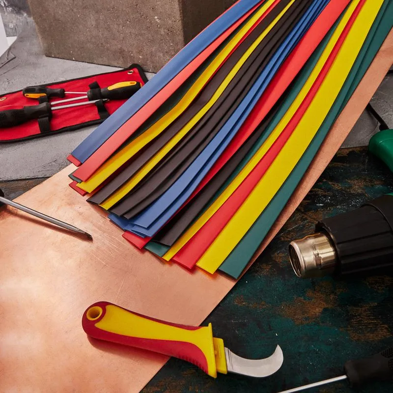 Набор термоусаживаемых трубок ТУТ нг 20,0/10,0мм, пять цветов, упаковка 25 шт. по 1м REXANT - Фото 2