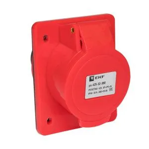 Роз. стац. внутр. 425 3Р+РЕ+N 32А 380В IP44 EKF 