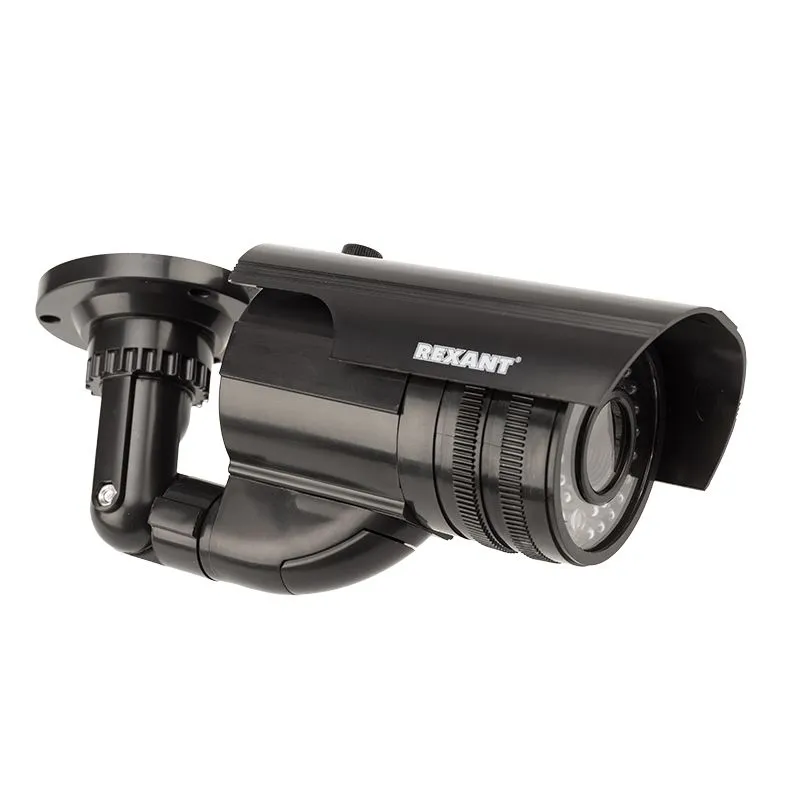 Муляж камеры уличный, цилиндрический, черный REXANT - Фото 4