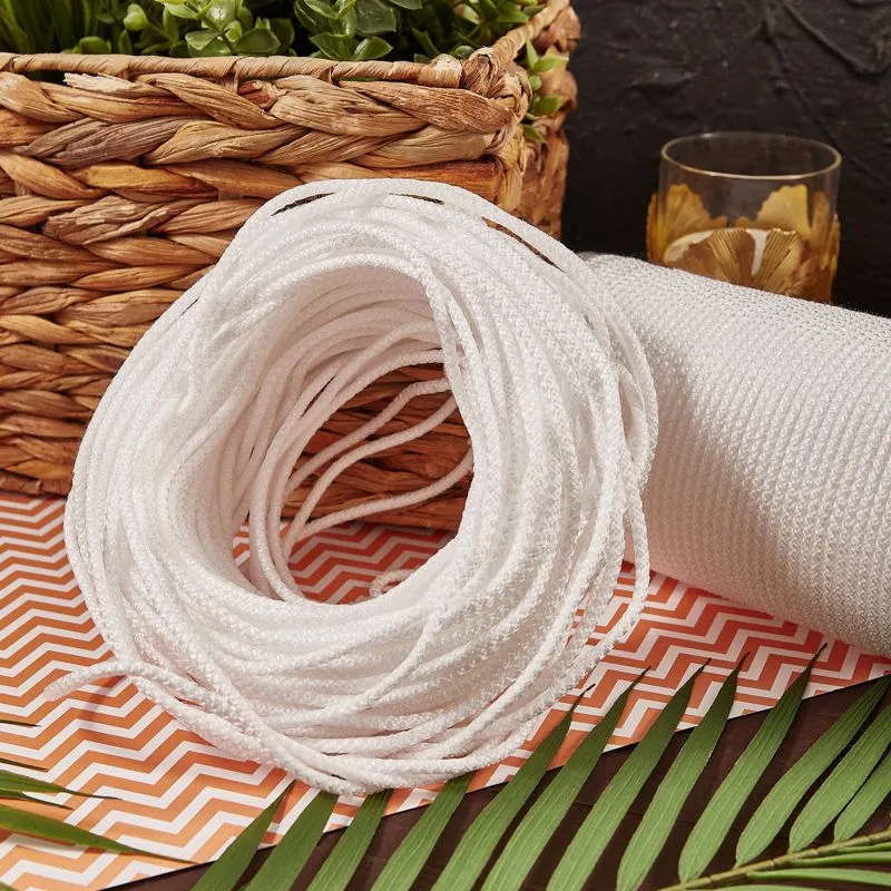 Шнур с сердечником 4 мм 50 м белый REXANT - Фото 2