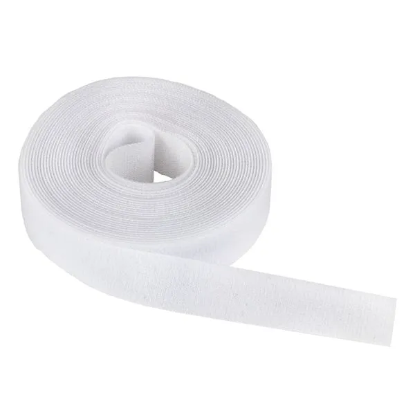 Хомут-липучка 20 мм (5м ролл) белый EKF - Фото 3