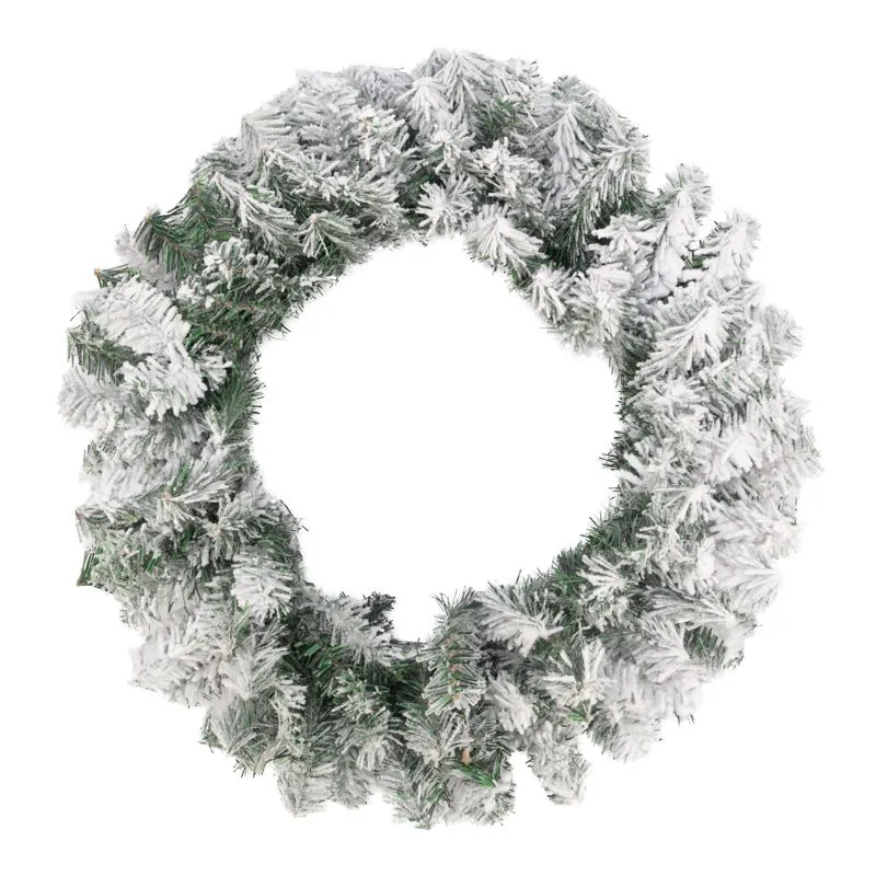 Заснеженный еловый венок NEON-NIGHT Ø 60 см, ПВХ - Фото 3