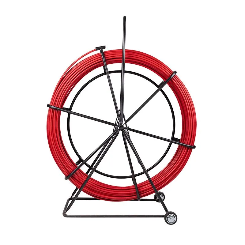 Протяжка кабельная (УЗК в тележке), стеклопруток, d=11,0мм, 50м, красная REXANT - Фото 2
