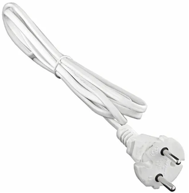 Шнур ШН с вилкой ШВВП 2*0,75 (6А) 1,5м. DEKRON DEK09302-0001