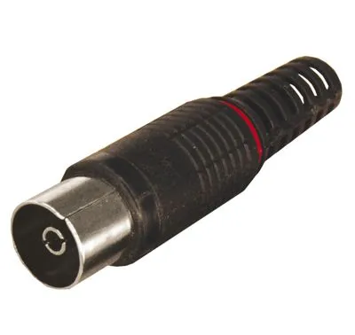 TV-разъем гнездо без пайки черный PROconnect 05-2044-2