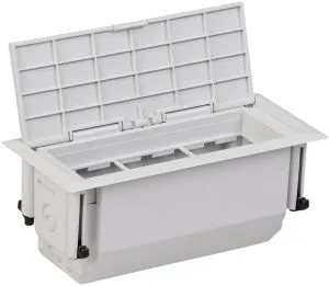 PRIMER Лючок напольный ONFLOOR на 6 модулей mini L IEK KNU-06-PCL