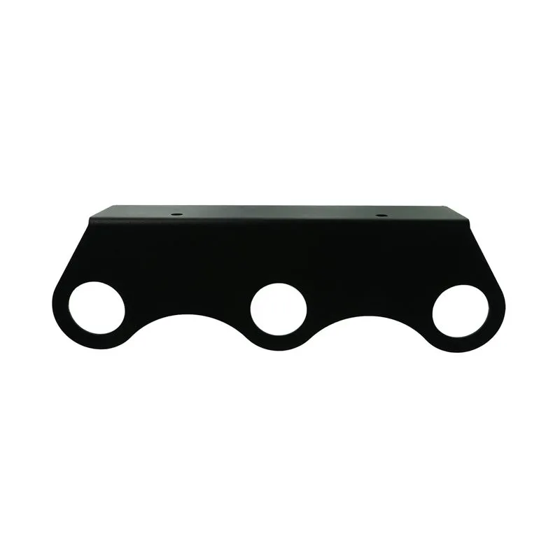 Держатель дозатора для жидкого мыла и шампуней на 3 флакона настенный, черный REXANT - Фото 4