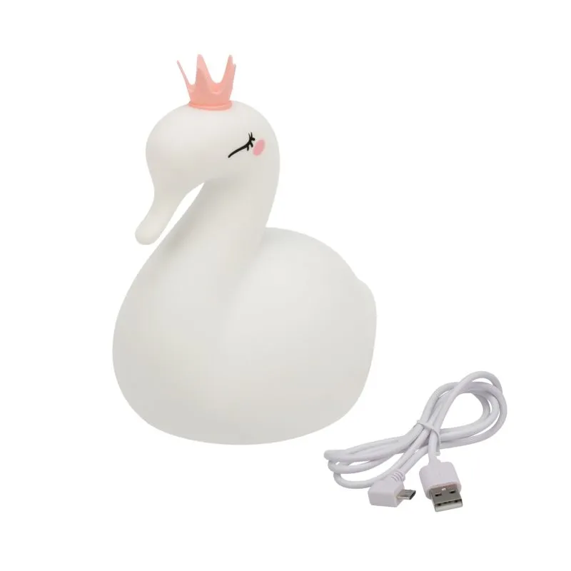 Силиконовый ночник Лебедь NEON-NIGHT - Фото 3
