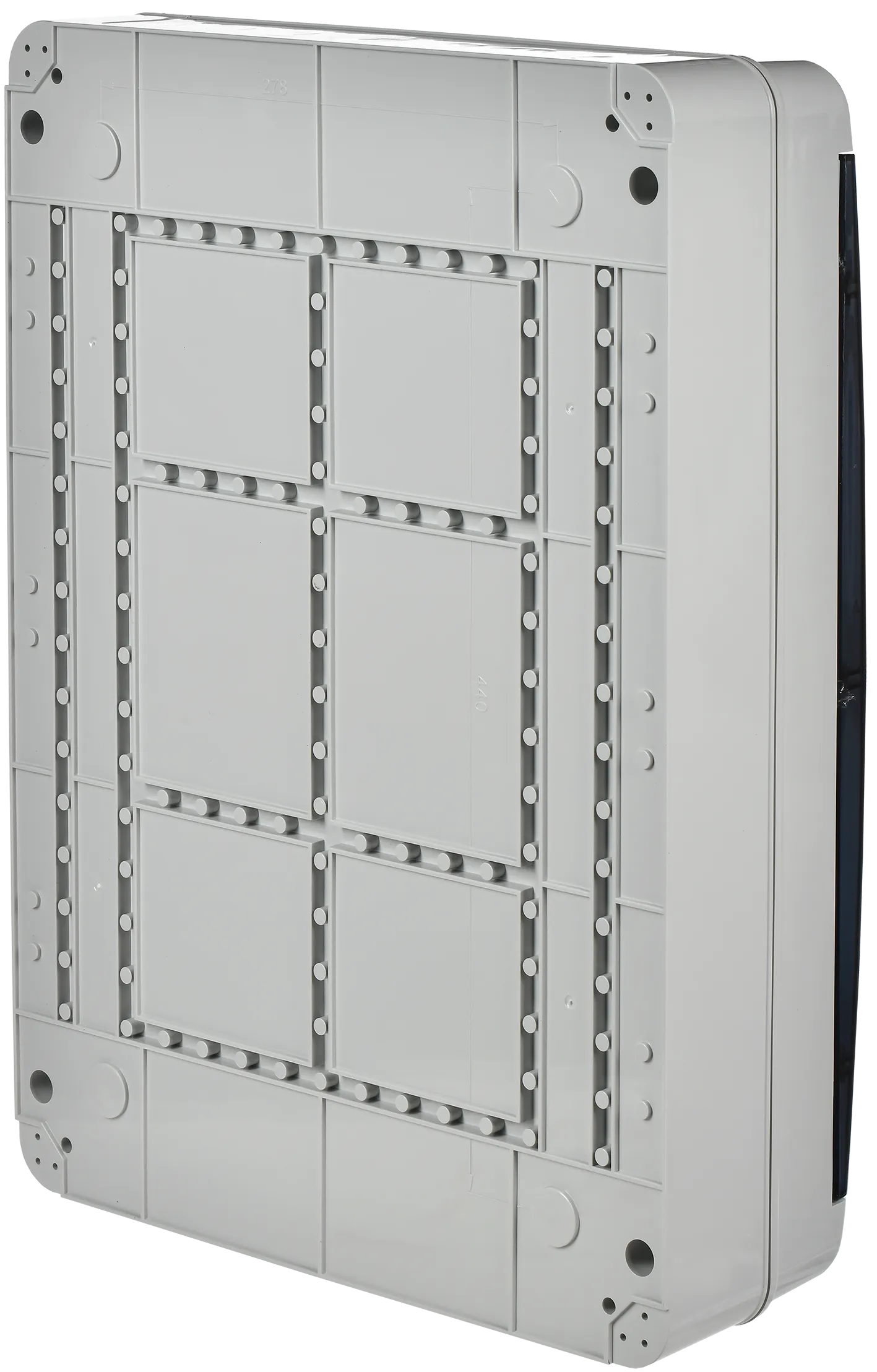 TEKFOR Корпус пластиковый КМПн-54 IP65 черная прозрачная дверь IEK - Фото 3