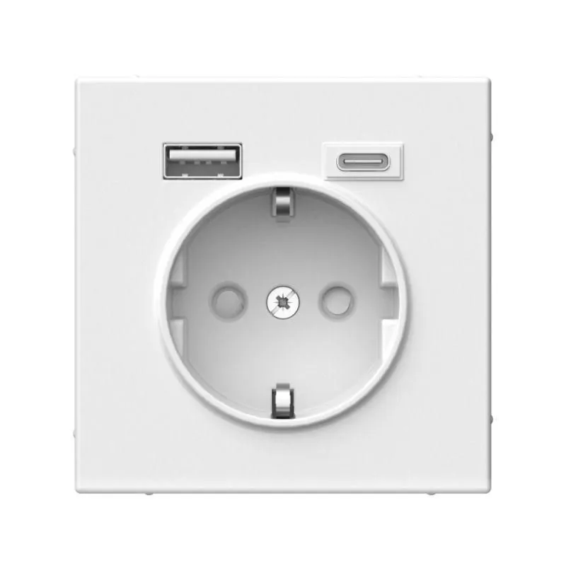 Розетка ArtGallery 16А с 2-мя заряд. устройствами USB A+C 5В/2.4А/3А 2х5В/1.5А механизм лотос SE GAL001332 1823420