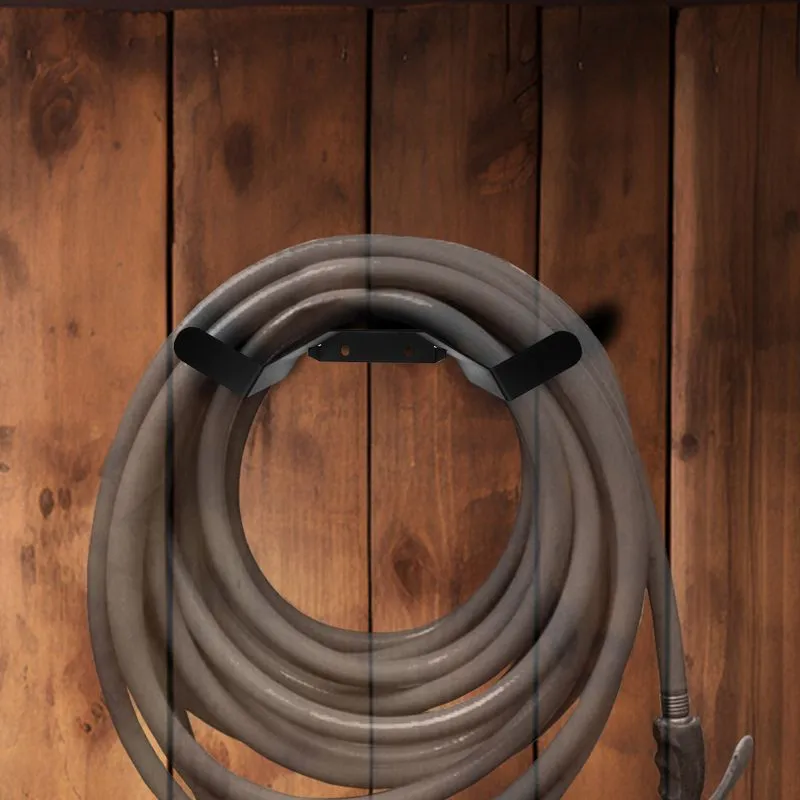 Держатель садовый для хранения поливочного шланга, настенный, черный REXANT - Фото 2