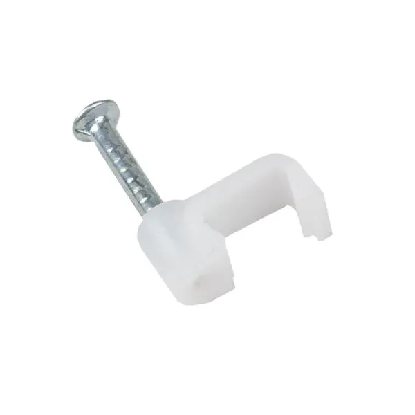 Скоба крепежная квадратная (плоская) (4мм.) (50шт.) EKF