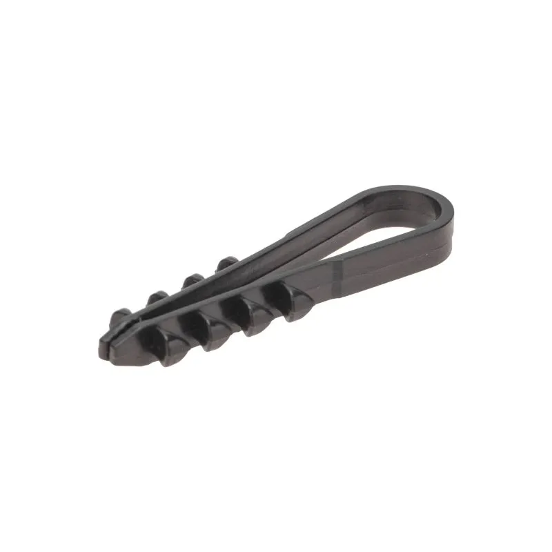 Дюбель-хомут нейлоновый 5-10 мм, черный (100 шт/уп) PROconnect