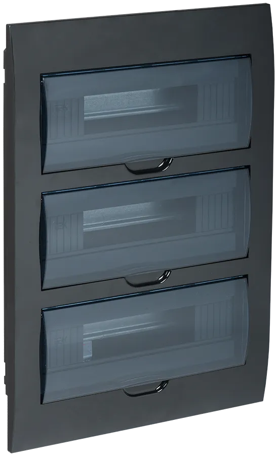 KREPTA 3 Корпус пластиковый ЩРВ-П-36 IP41 черный IEK
