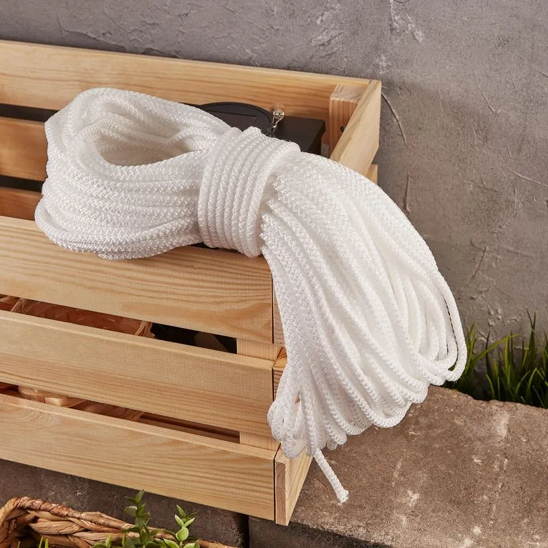 Шнур с сердечником 7 мм 50 м белый REXANT - Фото 2