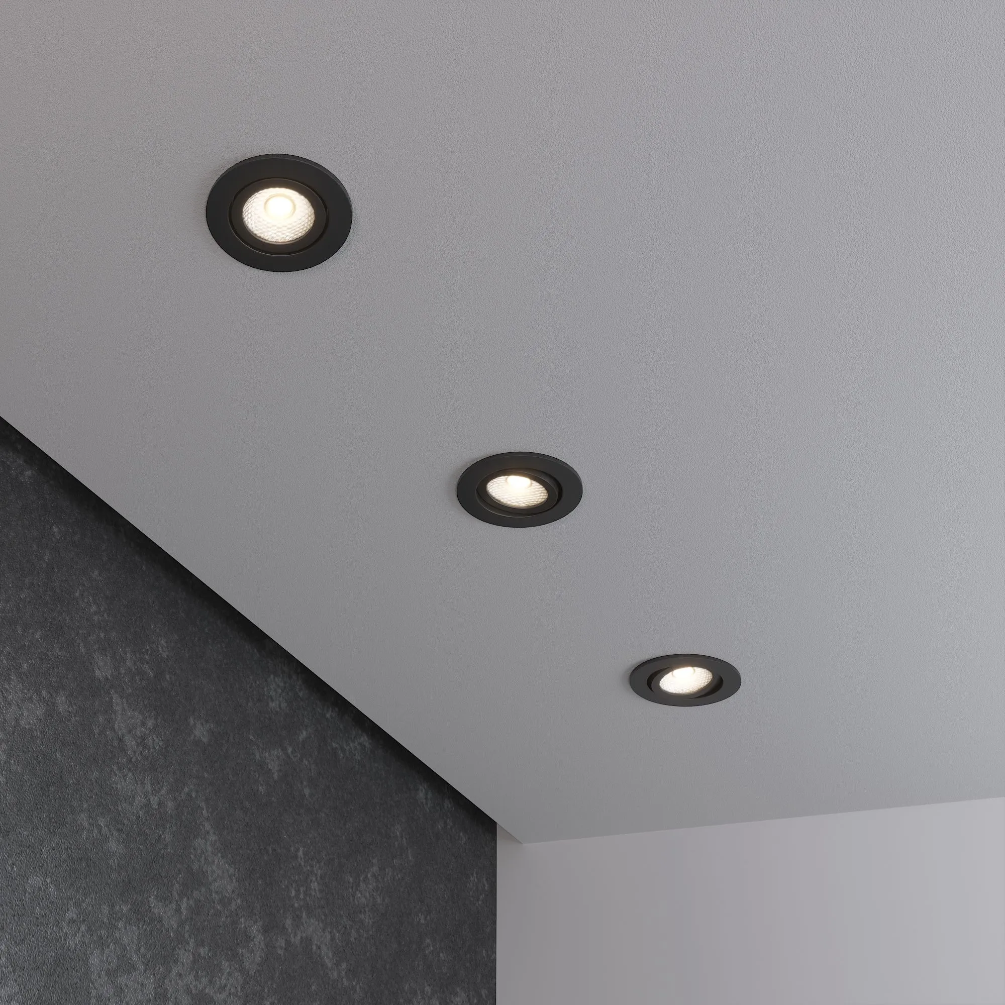 Светильник точечный 15272/LED черный Elektrostandard - Фото 3