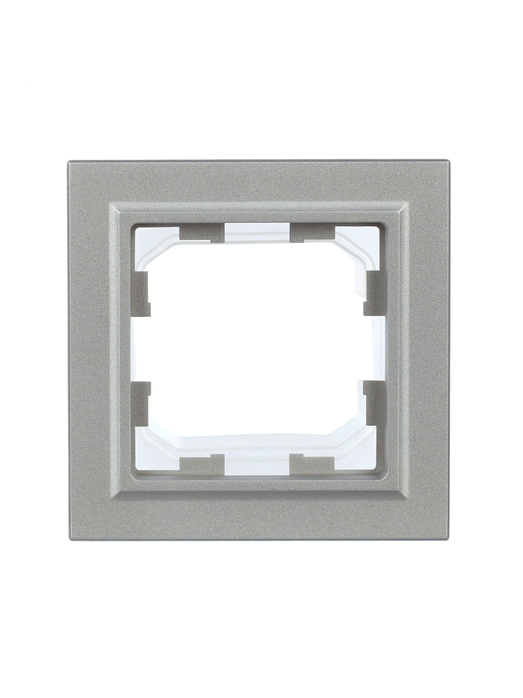BRITE Рамка 1-местная IP44 РУ-1-БрА-44 алюминий IEK - Фото 3