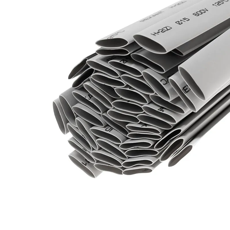 Трубка термоусаживаемая ТУТ нг 15,0/7,5мм, серая, упаковка 50 шт. по 1м REXANT - Фото 4