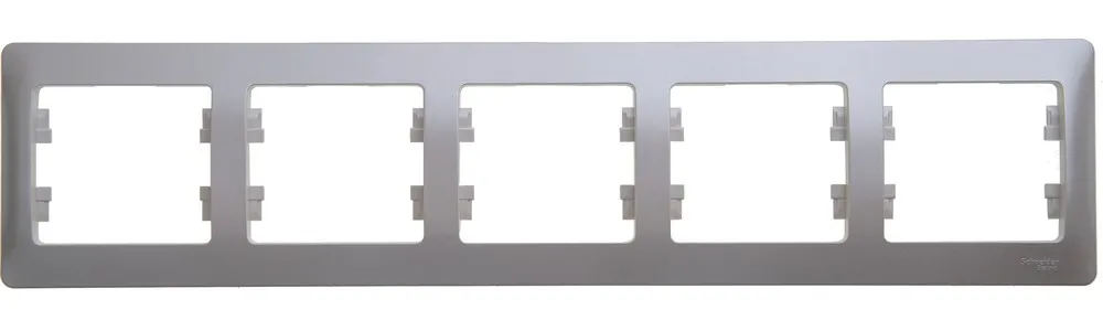 Рамка 5-м Glossa горизонт. перламутр SE GSL000605