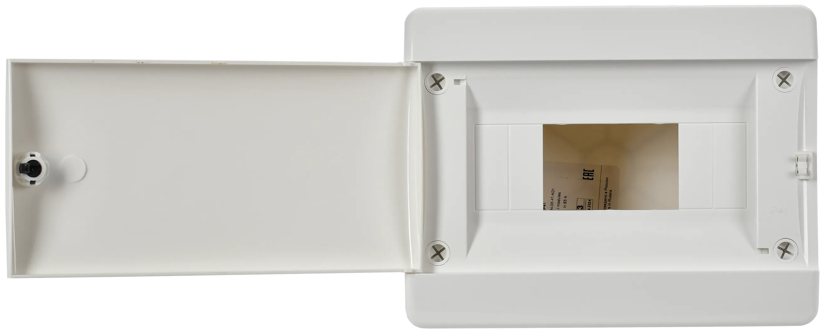 UNION Compact Корпус пластиковый ЩРН-П-8 IP41 белая дверь IEK - Фото 3