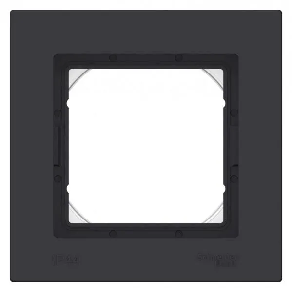 Рамка 1-м AtlasDesign Aqua IP44 карбон SE ATN441001 - Фото 2