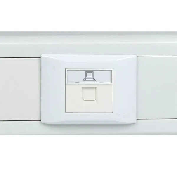 Розетка RJ45 кат. 5e, 2 модуля EKF