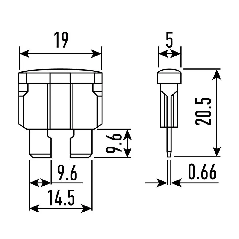 Предохранитель автомобильный Стандарт, 30А REXANT - Фото 2