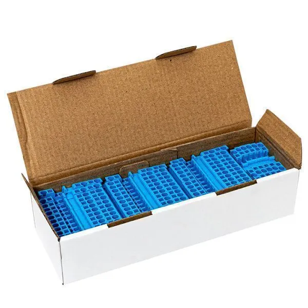 Колодка клеммная пружинная ST-2.5 28А 3 вывода синяя EKF - Фото 2