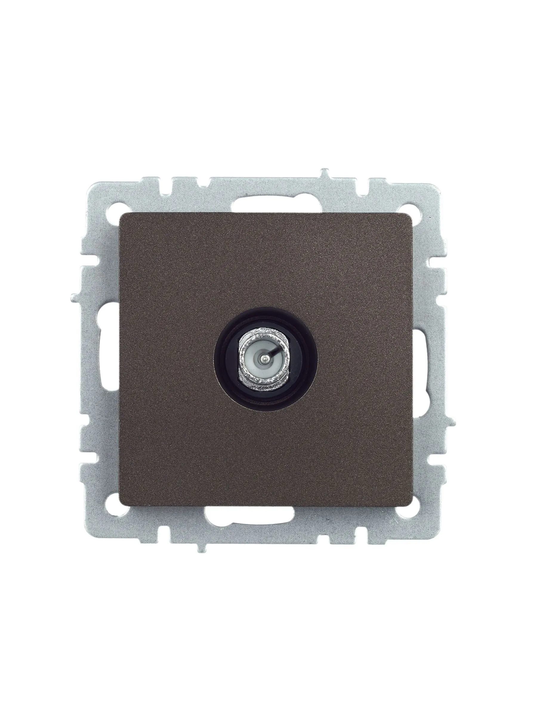 BRITE Розетка TV проходная РТВ10-0-БрТБ темная бронза IEK - Фото 9