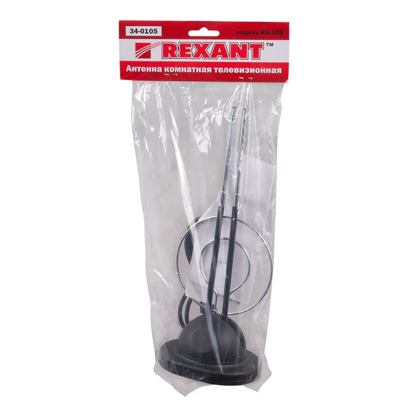 Антенна комнатная телескопическая на подставке «Усы», RX-105 REXANT - Фото 4