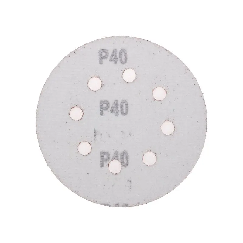 Диск абразивный на ворсовой основе, на липучке, перфорированный, P40, 125мм, 10 шт. KRANZ - Фото 2