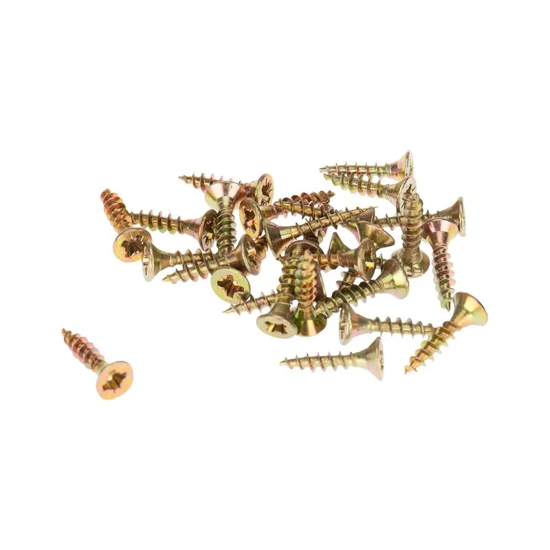 Саморез универсальный 3х16 мм, желтый цинк, упаковка поставщика (32000 шт/уп) KRANZ - Фото 5