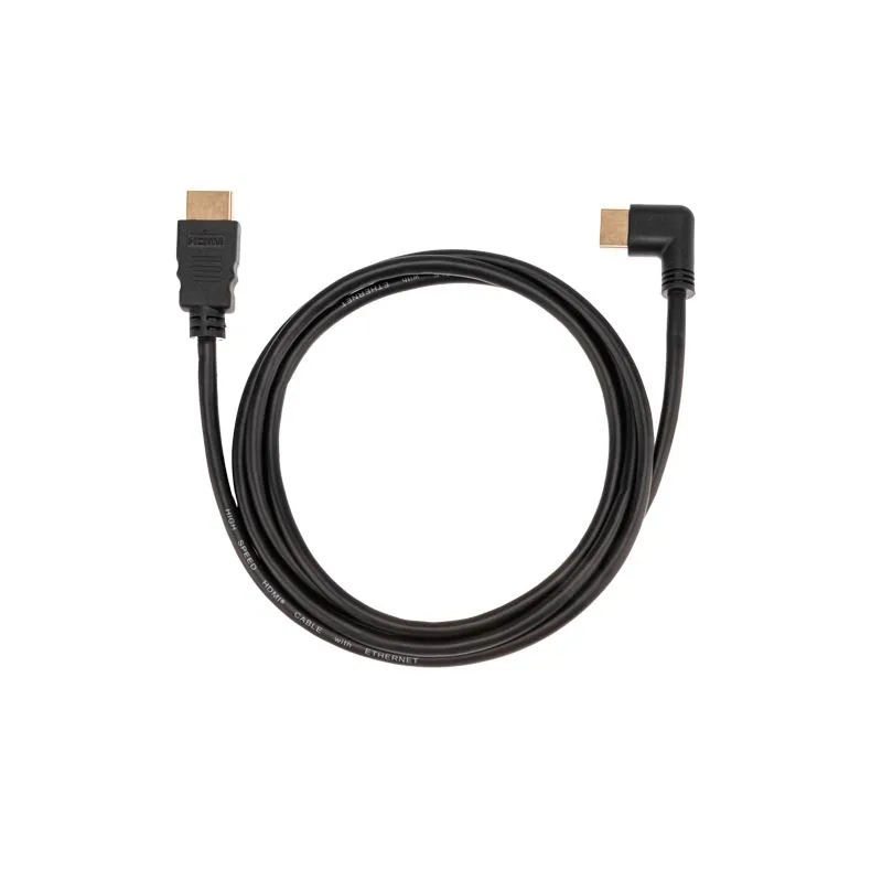 Кабель HDMI - HDMI 1.4, 1,5м, Gold, угловой PROconnect 17-6203-4