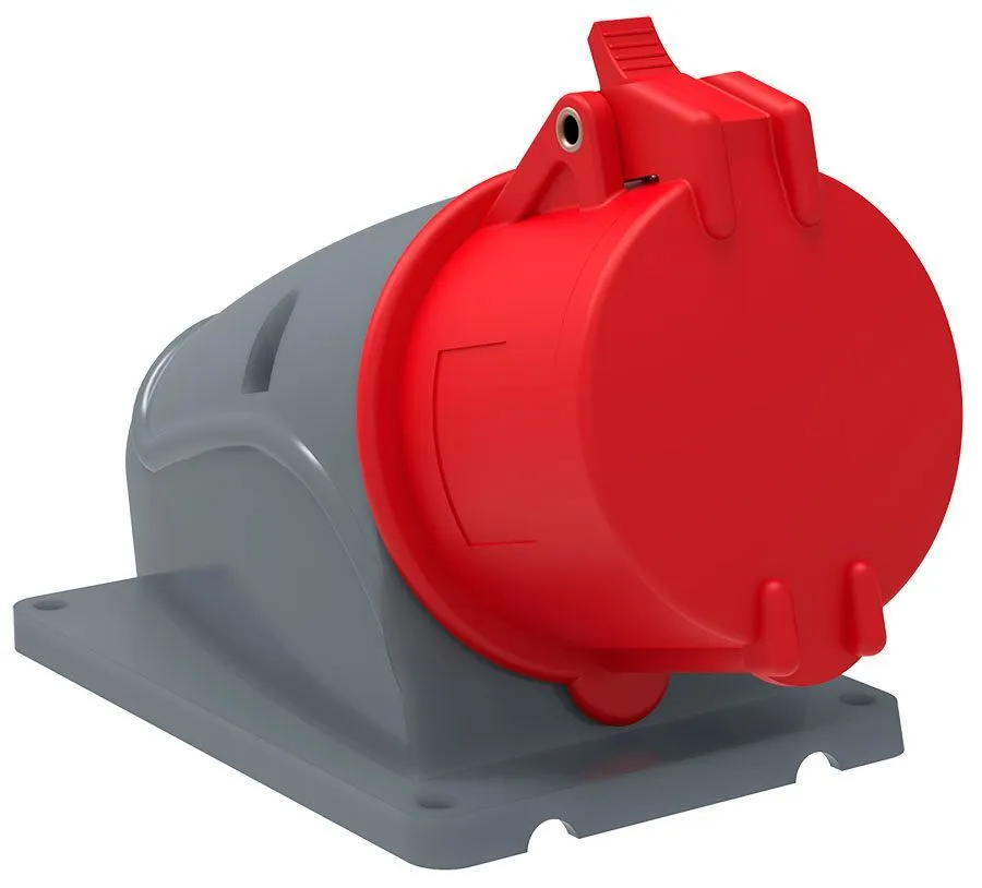 MAGNUM Розетка стационарная ССИ-115 16А-6ч/200/346-240/415В 3P+PE+N IP44 IEK