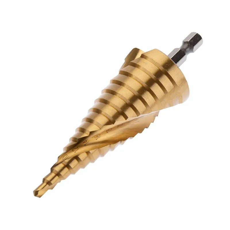 Сверло по металлу ступенчатое ТИТАН 4,0-32,0мм, 102мм, 65 HRC, Р6М5 TiN KRANZ - Фото 4