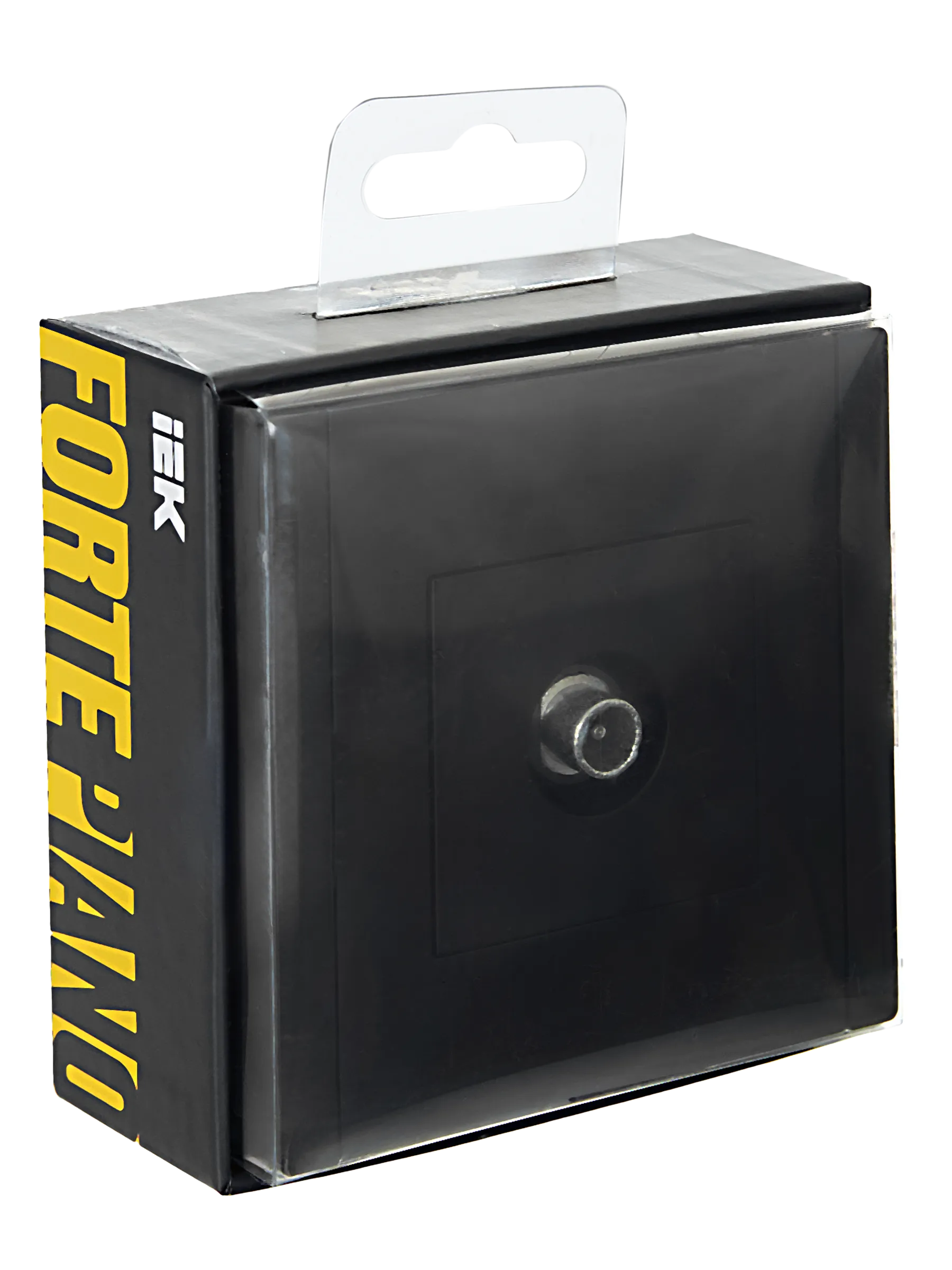 FORTE&PIANO Розетка TV проходная FP129 черный IEK - Фото 2