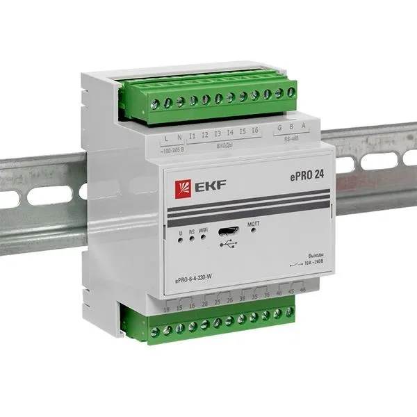 Контроллер базовый ePRO24 удаленного управления 6вх\4вых 230В WiFi EKF PROxima - Фото 2