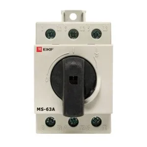 Рубильник модульный MS-63A 3P на DIN-рейку EKF - Фото 5