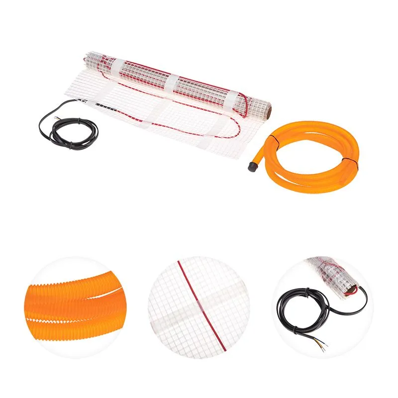 Теплый пол, нагревательный мат Classic RNX-2-300 2м², 0,5х4м, 300Вт двухжильный, с экраном REXANT - Фото 3