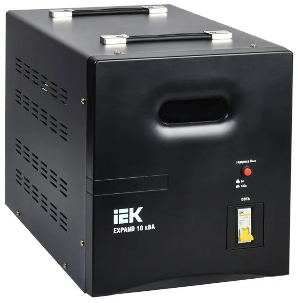 Стабилизатор напряжения переносной EXPAND 10кВА IEK IVS21-1-010-11
