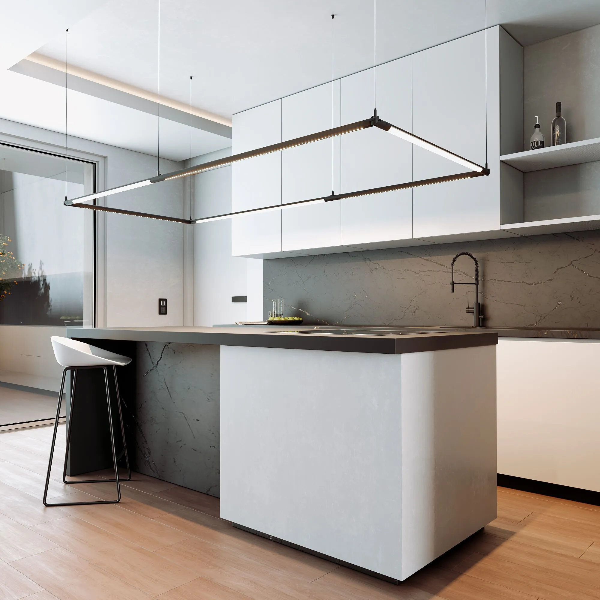 Module System Набор подвеса угловой без питания (черный) - Фото 5