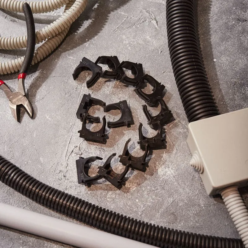 Крепеж-клипса для монтажного пистолета Ø 25 мм, черная (50 шт/уп) REXANT - Фото 4