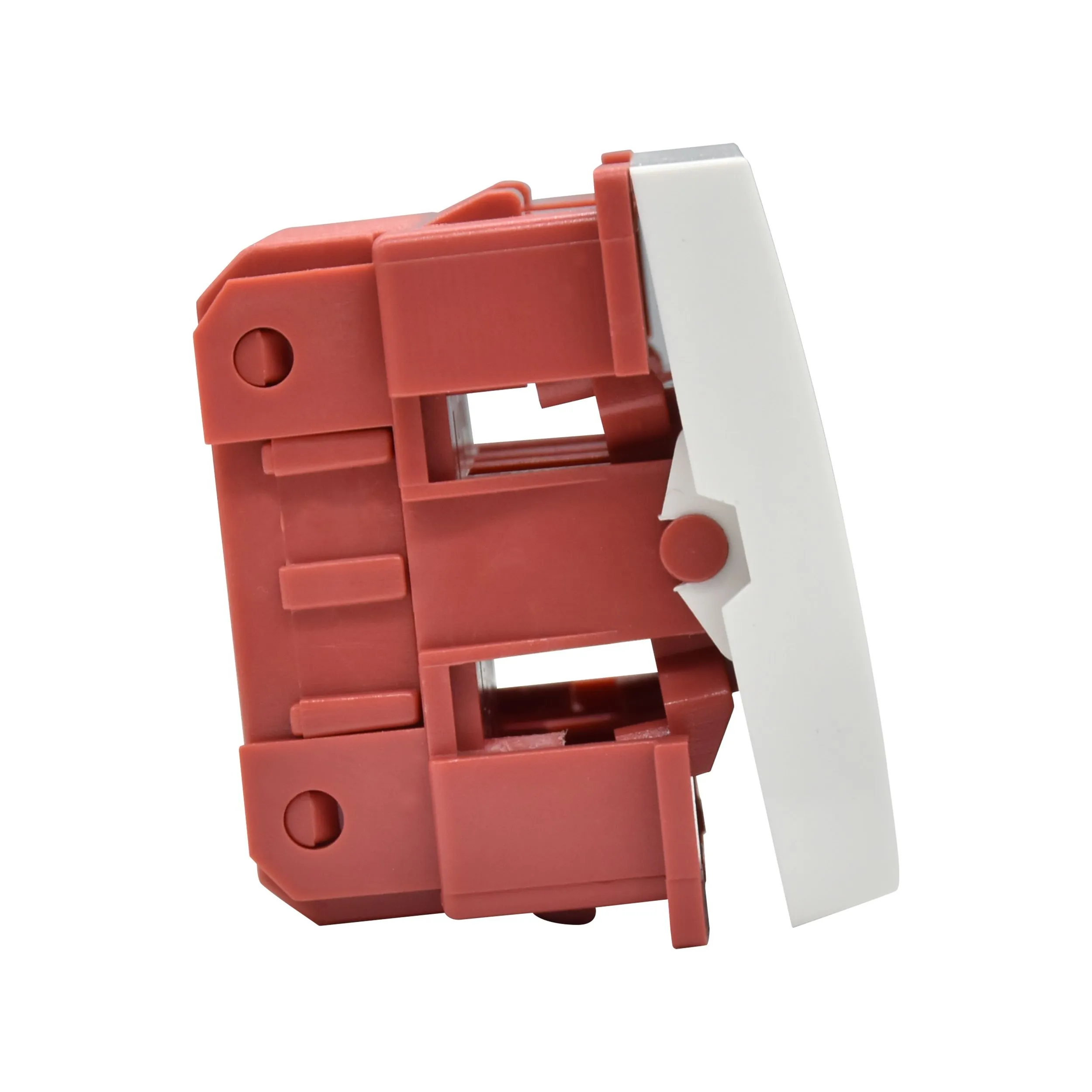 Выключатель одноклавишный ВКО-21-00-П (на 2 модуля) ПРАЙМЕР белый IEK - Фото 4