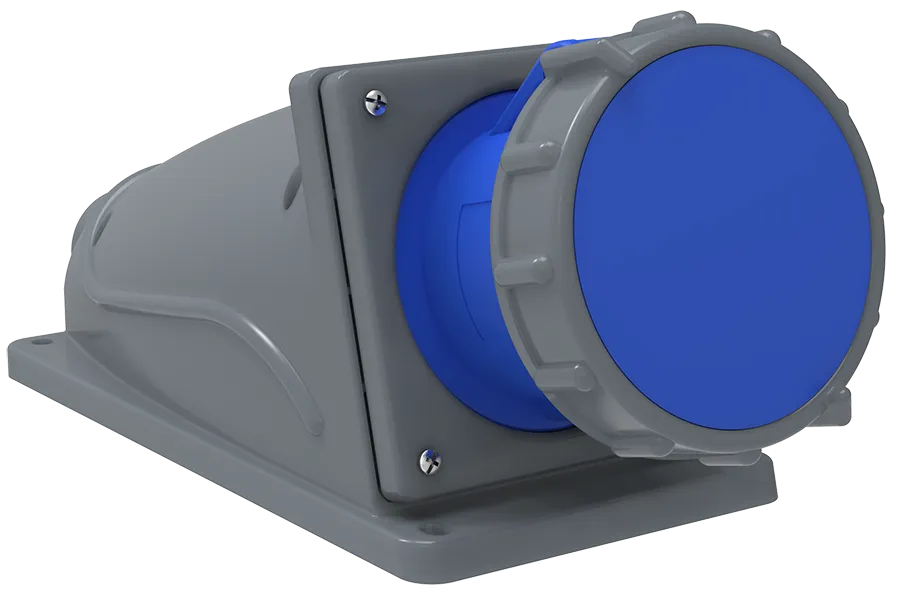 MAGNUM Розетка стационарная ССИ-133 63А-6ч/200-250В 2P+PE IP67 IEK