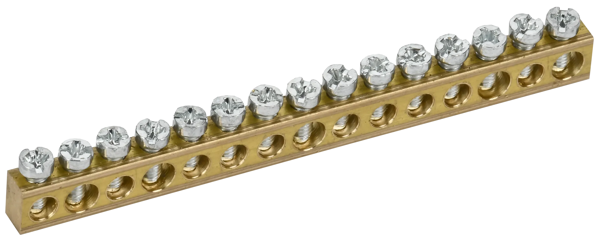 TEKFOR Шина нулевая сечение 6х9 15 отверстий IEK 