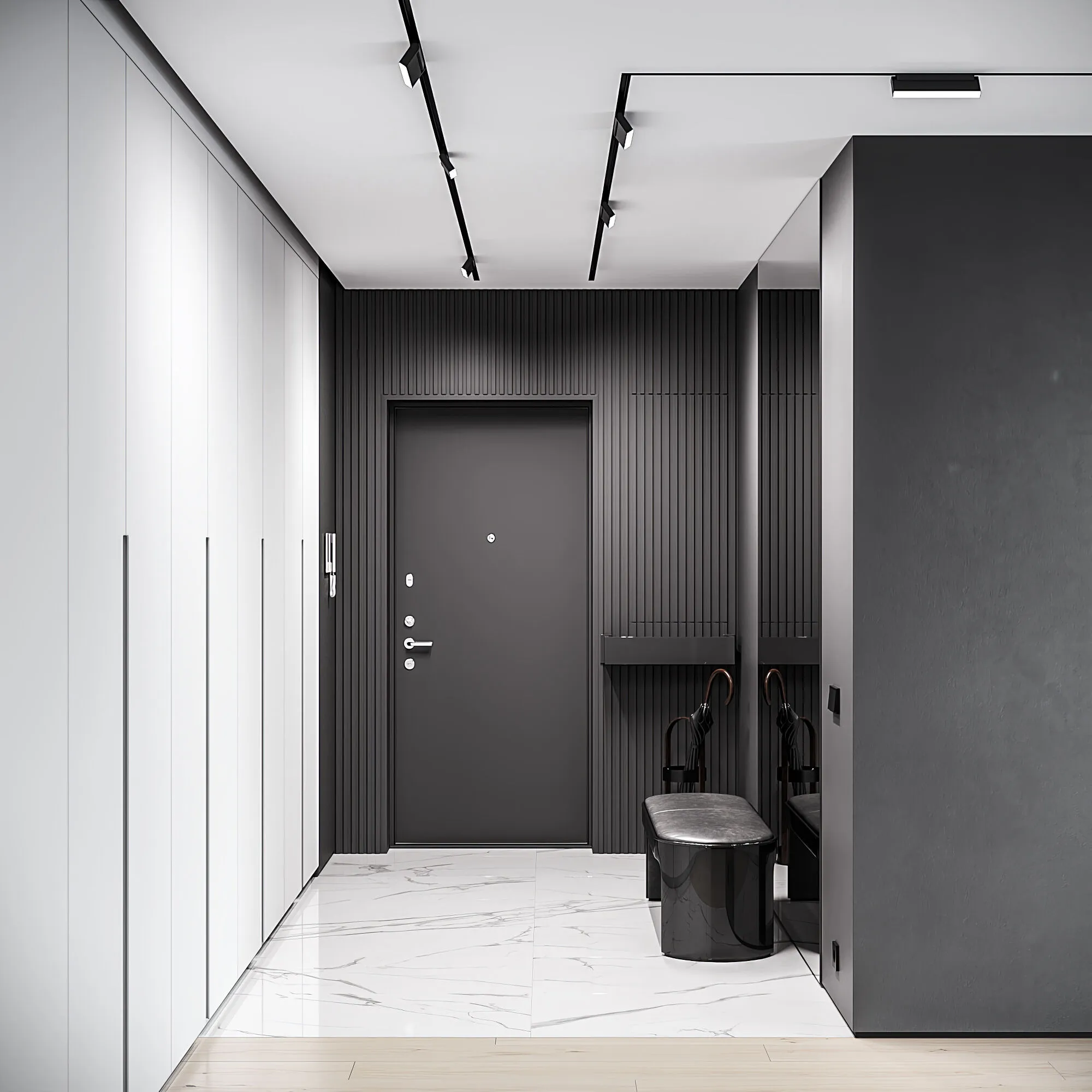 Slim Magnetic Трековый светильник 12W 4200K Kos (чёрный) 85085/01 Elektrostandard - Фото 4