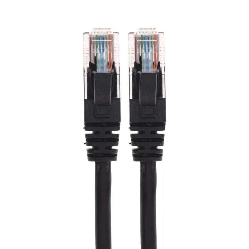 Патч-корд U/UTP, CAT 6, RJ45-RJ45, 26AWG, LSZH, черный, 0,5м REXANT - Фото 2