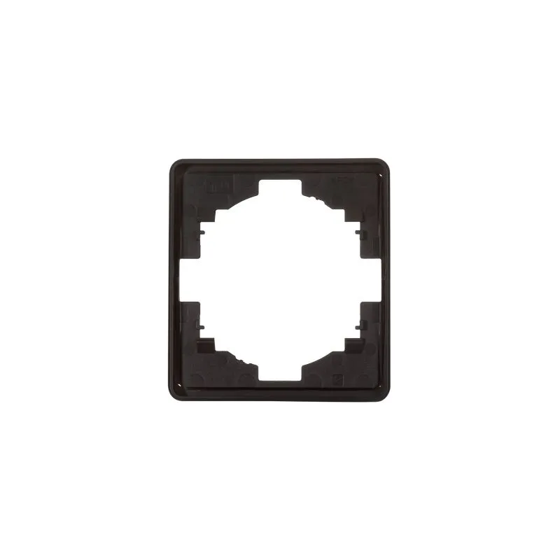 Рамка ROUND 1-постовая оникс KRANZ