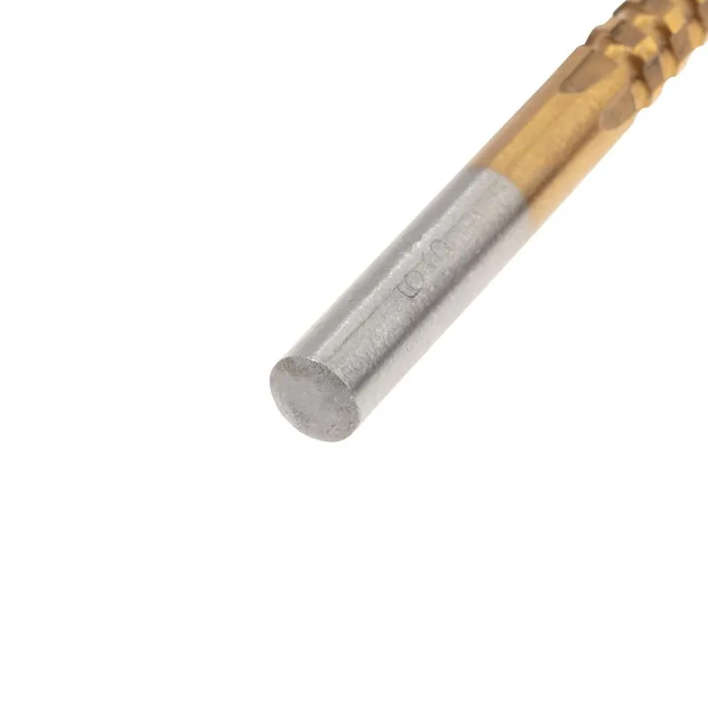 Сверло-фреза по металлу 6мм, HSS, ТИТАН, цилиндрический хвостовик (1 шт/уп) KRANZ - Фото 5